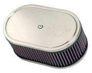 K&N Custom Racing Assembly DDO 9x5-1/2in Oval 3-1/4in Height Vent K&N Engineering Air Filters - Direct Fit