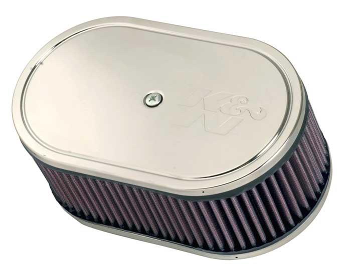 K&N Custom Racing Assembly DDO 9x5-1/2in Oval 3-1/4in Height Vent K&N Engineering Air Filters - Direct Fit