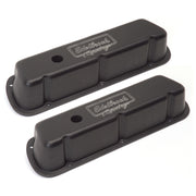 Edelbrock Valve Cover Victor Series Ford 289-302-351W CI V8 Low Black Edelbrock Valve Covers