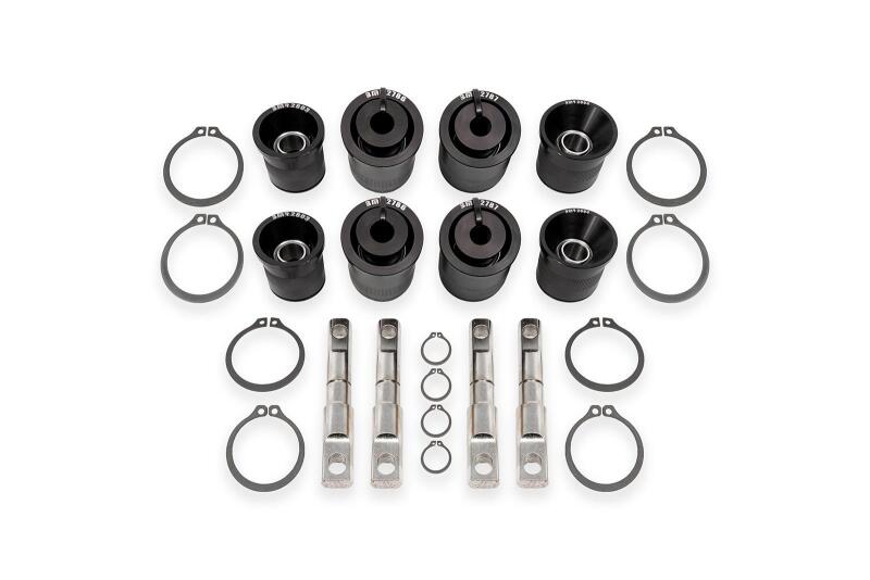 BMR 06-13 Chevrolet Corvette (C6) Z06/ZR1 Rear Upper & Lower Control Arm Bearing Kit - Black BMR Suspension Bushing Kits