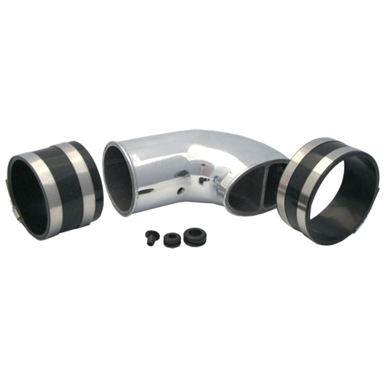 Spectre GM LT-1 Air Inlet 3-1/2in. OD / 90 Degree Bend - Polished Spectre Aluminum Tubing