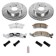 Power Stop 94-99 Buick LeSabre Front Z26 Street Warrior Brake Kit PowerStop Brake Kits - Performance D&S