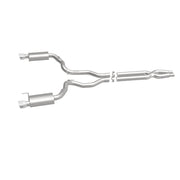 MagnaFlow Cat Back, SS, 3in, Street, Dual Split Polished 4.5in Tips 2015 Ford Mustang GT V8 5.0L Magnaflow Catback
