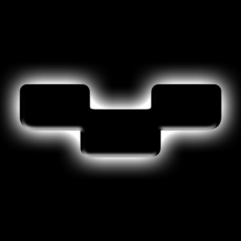 ORACLE Lighting Universal Illuminated LED Letter Badges - Matte Blk Surface Finish - Y ORACLE Lighting Light Accessories and Wiring