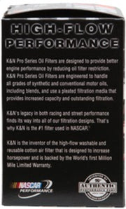 K&N Oil Filter 3in OD x 5.094in H for Buick/Chevrolet/Pontiac/GMC/Oldsmobile/GMC/Cadillac K&N Engineering Oil Filters