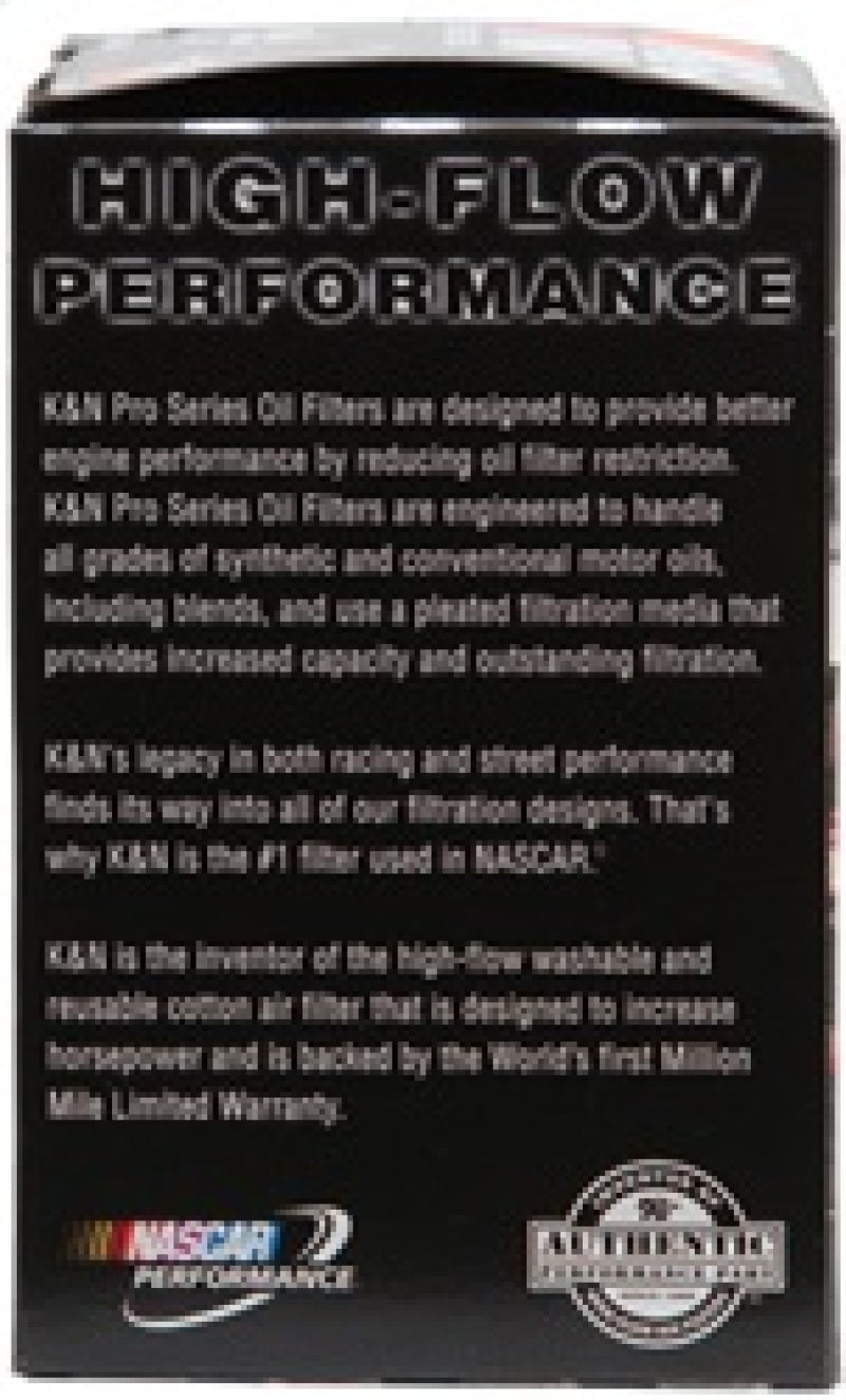 K&N Oil Filter 3in OD x 5.094in H for Buick/Chevrolet/Pontiac/GMC/Oldsmobile/GMC/Cadillac K&N Engineering Oil Filters