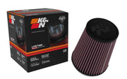 K&N Universal 4in Flange x 5-3/8in Base x 4in Height High flow Air Filter K&N Engineering Air Filters - Universal Fit