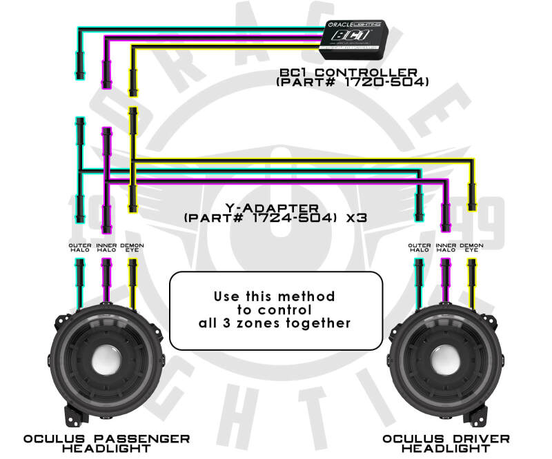 Oracle Lighting Wiring Harness ORACLE Lighting Light Accessories and Wiring