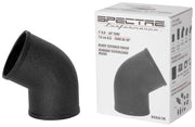 Spectre Tube Intake 3in od 60 Degree - Black Spectre Aluminum Tubing