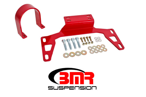 BMR 11-14 S197 Mustang Front Driveshaft Safety Loop - Red BMR Suspension Driveshaft Loops