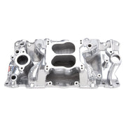 Edelbrock SBC Perf Air Gap Manifold Polished Edelbrock Intake Manifolds