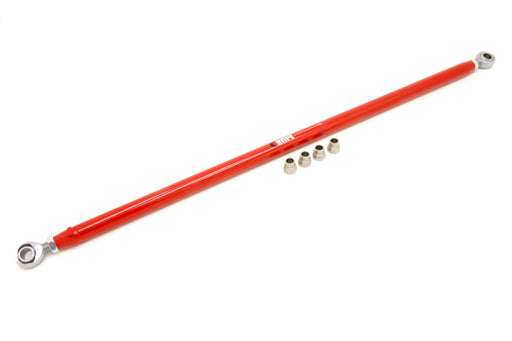 BMR 05-14 S197 Mustang Chrome Moly Panhard Rod w/ Double Adj. Rod Ends - Red BMR Suspension Panhard Bars