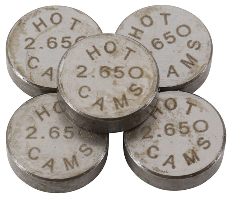 Hot Cams Shim Kits 2.650mm Thickness - 5 Pack Hot Cams Valves