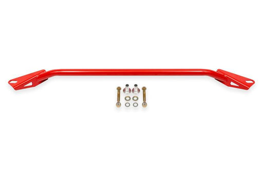 BMR 24-25 Ford Mustang S650 Chassis Brace Front Subframe 2-point - Red BMR Suspension Chassis Bracing