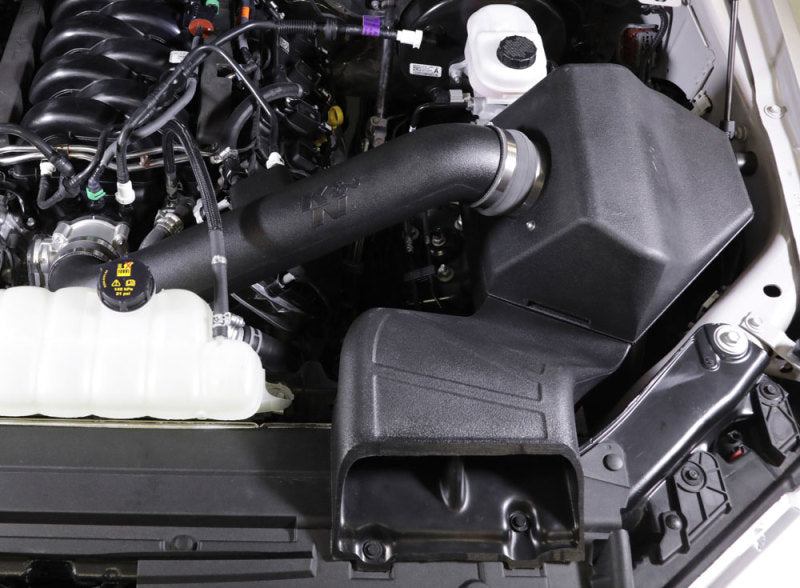 K&N 63 Series AirCharger Performance Intake 15-19 Ford F150 5.0L V8 F/I K&N Engineering Cold Air Intakes