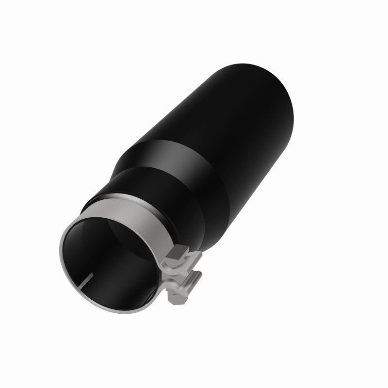 MagnaFlow Tip Stainless Black Coated Single Wall Round Single Outlet 5in Dia 3.5in Inlet 14.5in L Magnaflow Catalytic Converter Universal