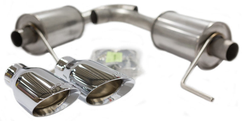 Roush 15-26 Ford Mustang 3.7L/2.3L V6/I4 Exhaust Kit w/ Round Tips Roush Axle Back