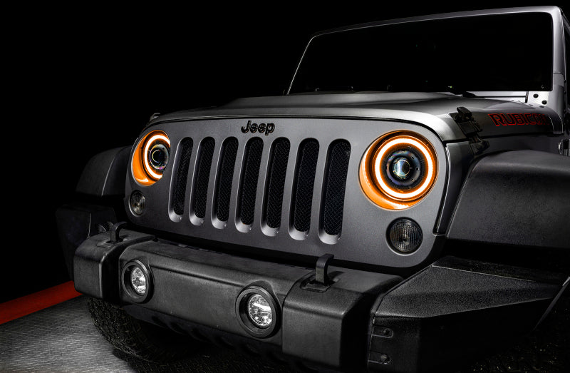 ORACLE Lighting 0718 Jeep Wrangler JK Oculus 7in Switchback Bi-LED Projector Headlights ORACLE Lighting Light Bars & Cubes