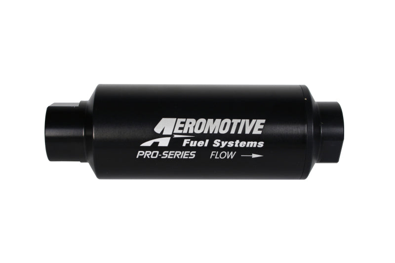 Aeromotive Pro-Series In-Line Filter - AN-12 - 40 Micron SS Element - Nickel Chrome Finish Aeromotive Fuel Filters