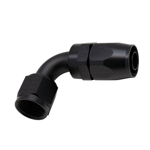 DeatschWerks 10AN Female Swivel 90-Degree Hose End CPE - Anodized Matte Black DeatschWerks Fittings