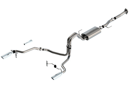 Borla F-150 2021 5.0L 2dr RC SB (122.8 WB) XL/XLT 3/2.25 SRE Cat-Back S-Type Chrome Tips Borla Catback
