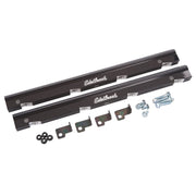 Edelbrock Fuel Rail Kit for Holden Vn 75945 Anodized Black -6 An Edelbrock Fuel Rails