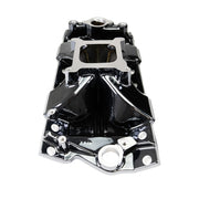 Edelbrock Chevy SB Victor Jr. 23 Degree Black Plasma Intake Manifold Edelbrock Intake Manifolds