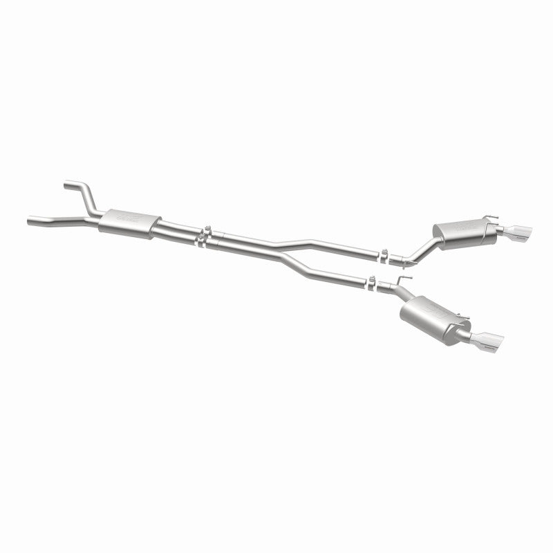 MagnaFlow Cat-Back Stainless Dual Split Rear Exit 4in Polished Tips 11-15 Chevy Camaro 3.6L V6 Magnaflow Catback