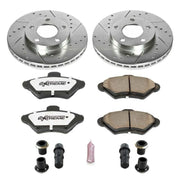 Power Stop 94-98 Ford Mustang Front Z26 Street Warrior Brake Kit PowerStop Brake Kits - Performance D&S