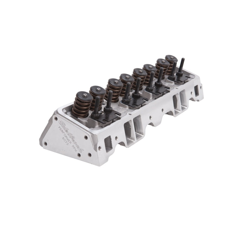 Edelbrock Cylinder Head SBC Performer RPM Straight Spark Plugs 70cc Edelbrock Heads