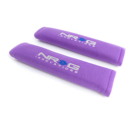 NRG Seat Belt Pads 2.7in (Wide) X 11in - Purple(2 Piece) Short NRG Seat Belts & Harnesses