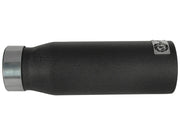 aFe MACHForce XP Exhausts Tips SS-304 EXH Tip 3in x 4Out x 12L Bolt-On (blk) aFe Catback