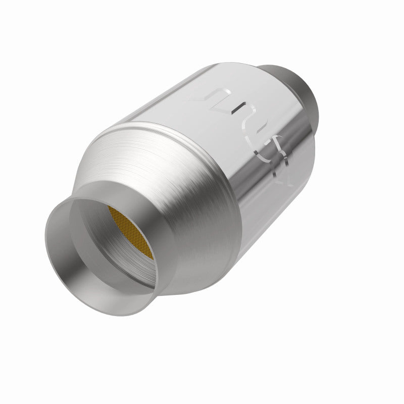 MagnaFlow Premium High Flow Metallic Converter 4in OD - 2.5in In / 2.5in Out Magnaflow Catalytic Converter Universal
