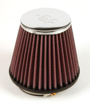 K&N Universal Chrome Filter 2.875in Flange ID / 5.188 Base OD / 3.5in Top OD / 4.438in Height K&N Engineering Air Filters - Universal Fit
