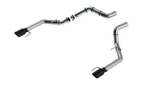 Borla 21-23 Ford Raptor 3in Tail Pipe Kit 4.5in Tip - Black Chrome Borla Tips