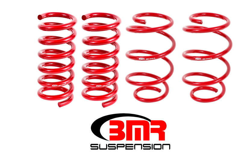 BMR 15-17 S550 Mustang Performance Version Lowering Springs (Set Of 4) - Red BMR Suspension Lowering Springs