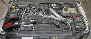 Spectre 11-14 Ford F-Series SD V8-6.7L DSL Air Intake Kit - Polished w/Red Filter Spectre Cold Air Intakes