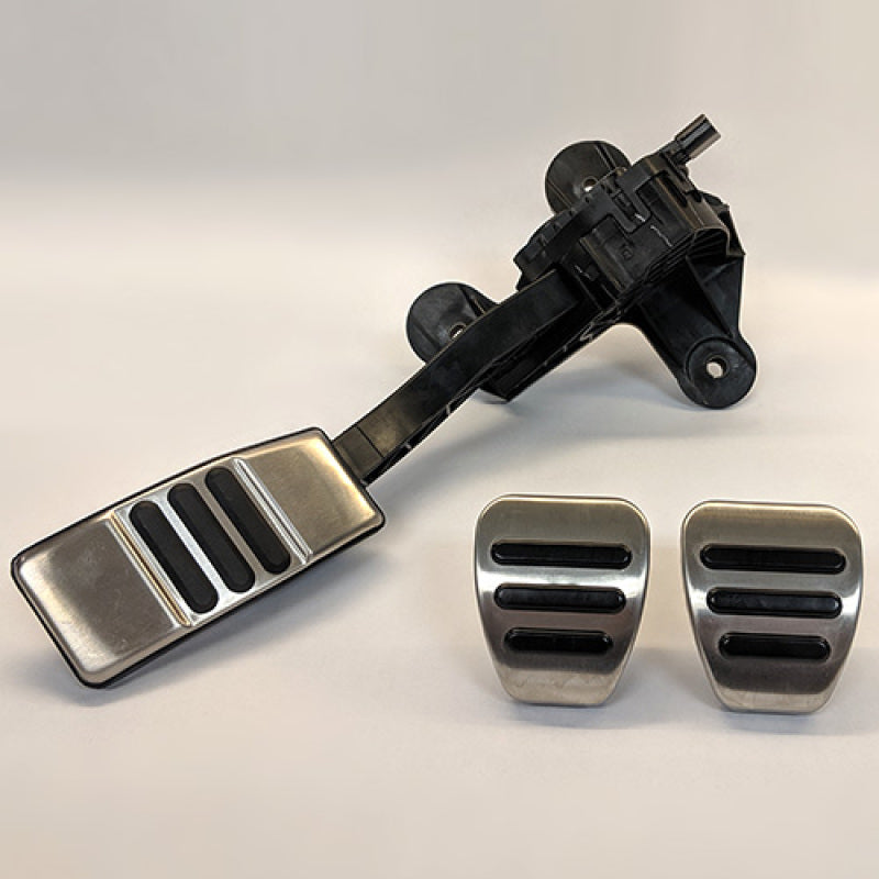 Ford Racing Aluminum and Urethane 11-17 Ford Mustang - Upgrade to Premium Package Pedals Ford Racing Pedal Covers