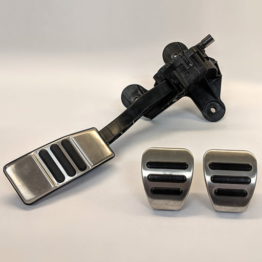 Ford Racing Aluminum and Urethane 11-17 Ford Mustang - Upgrade to Premium Package Pedals Ford Racing Pedal Covers