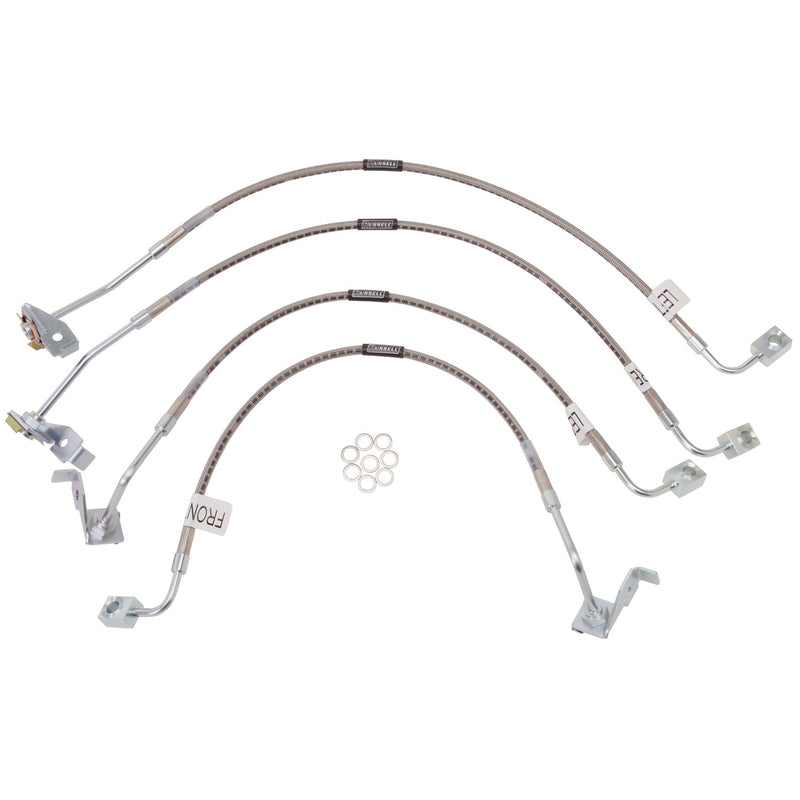 2007-08 Jeep JK With 6" Lift (Front Disc, Rear Disc) 4 Lines RUSSELL Autoparts