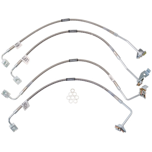 2007-11 Jeep JK With 4" Lift (Front Disc, Rear Disc) 4 Lines RUSSELL Autoparts