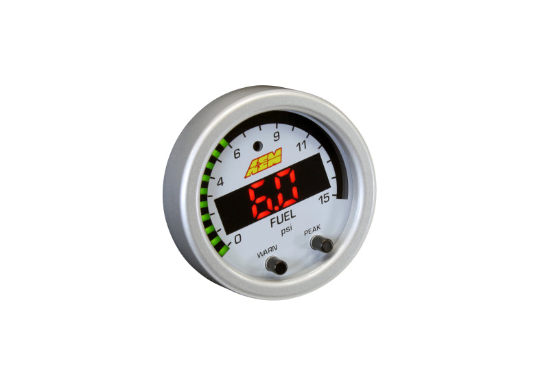 AEM X-Series Pressure 0-15psi Gauge Kit AEM Gauges