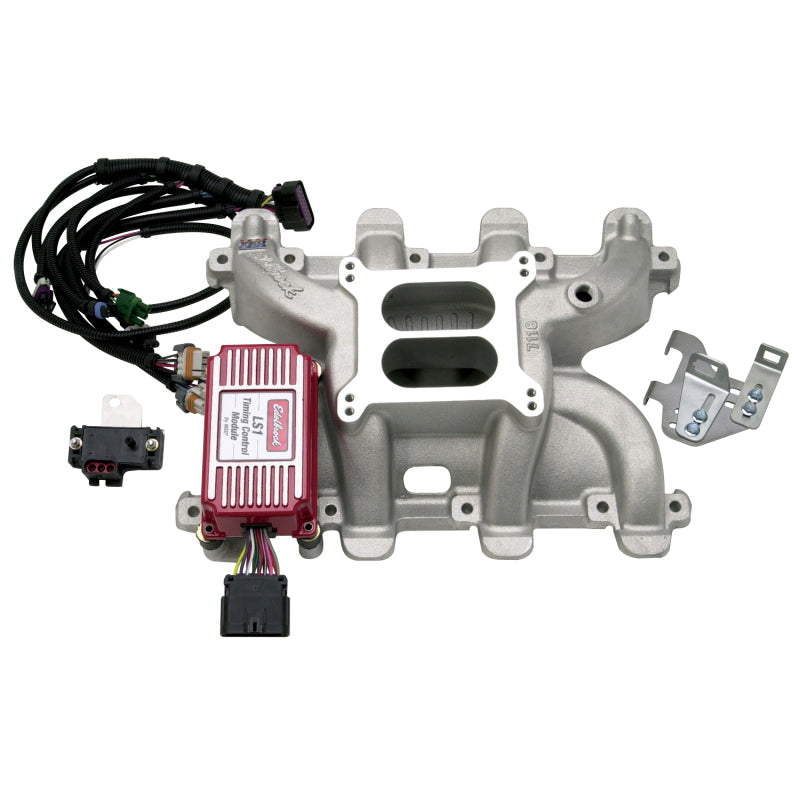 Edelbrock SBC LS1 Carbureted Manifold Edelbrock Intake Manifolds