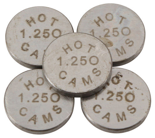 Hot Cams 04-08 400 DVX/02-16 CRF 450 R Shim Kits 1.250mm Thickness - 5 Pack Hot Cams Valves