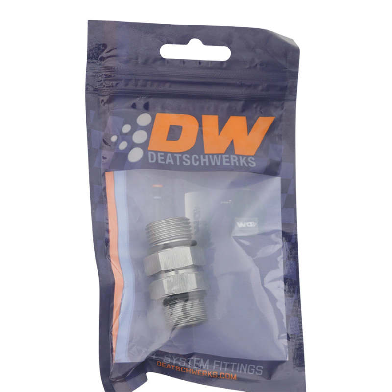 DeatschWerks 8AN ORB Male to 8AN ORB Male Swivel Adapter - Anodized DW Titanium DeatschWerks Fittings