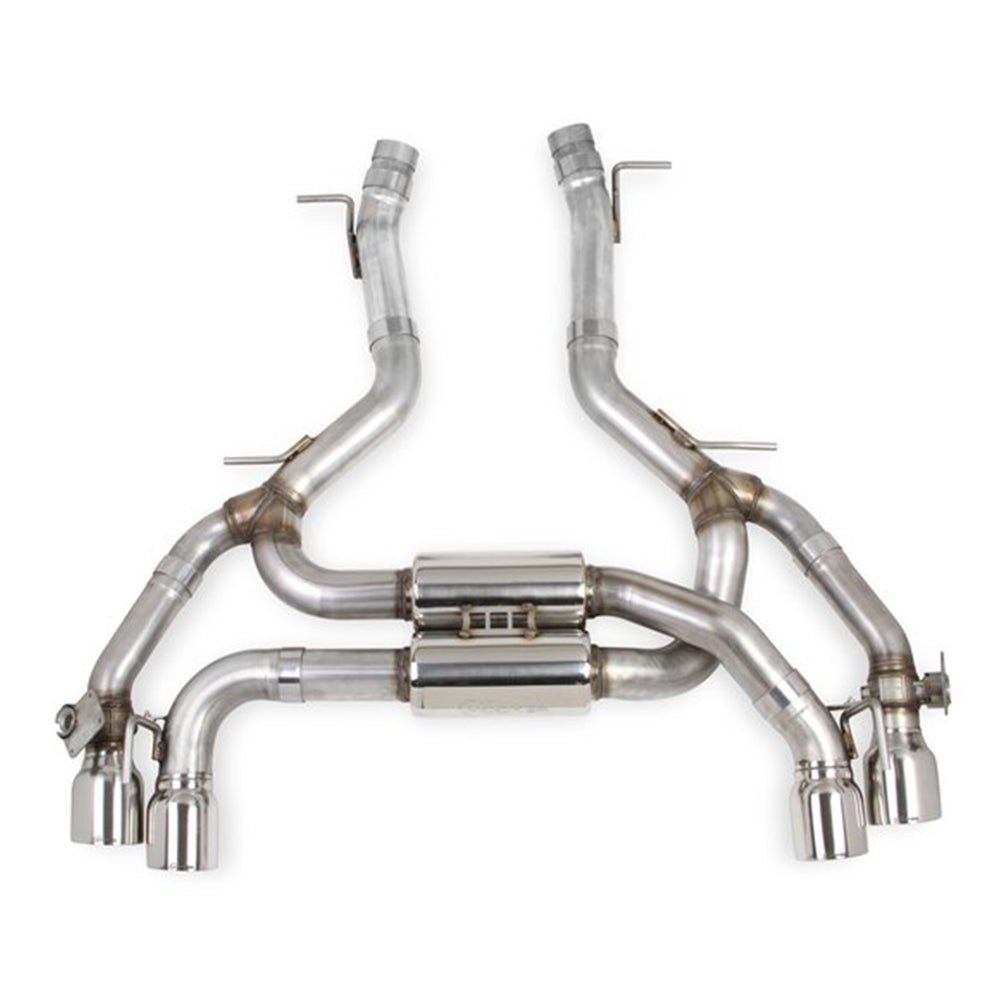 2016+ Camaro SS 6MT V8, 6.2L 3" Axle-Back Dual Transverse Mufflers Dual Mode Exhaust System With Quad Tips (Fits Manual Transmission) 70401319-RHKR CAT-BACK