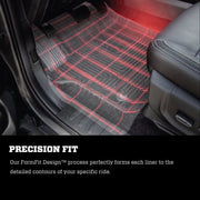 Husky Liners 99-07 Ford F-250 Super Duty Crew Cab X-act Contour Front Floor Liners (Black) Husky Liners Floor Mats - Rubber