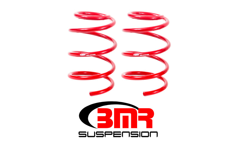 BMR 07-14 Shelby GT500 Front Handling Version Lowering Springs - Red BMR Suspension Lowering Springs