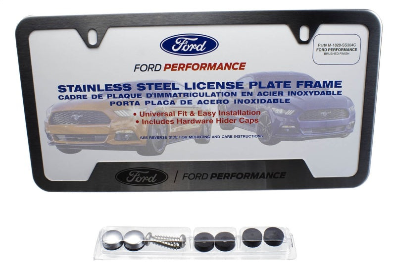 Ford Racing Stainless Steel Ford Performance License Plate Frame Ford Racing License Frame