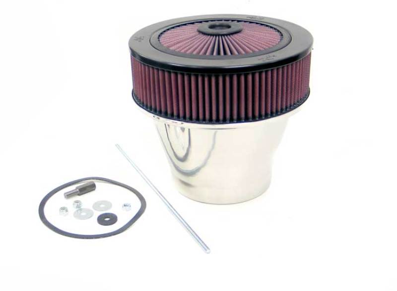 K&N X-Stream Top Assembly 9in OD / 5-1/8in Flange / 2-3/4 Velocity Stack K&N Engineering Air Filters - Universal Fit